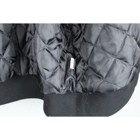 Oakland Raiders Varsity Jacket Mens White Black NFL Sleve Back Embroidered 3XL - Picture 10 of 16